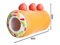 HKM-9461309 Plush Cake Roll Cat's Nest for Home Leisure and Bedroom Comfort
