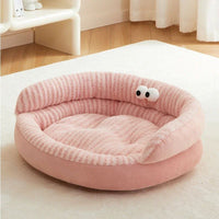 HKM-9463485 Cozy Plush Pet Bed for Cats and Dogs - Soft, Warm, Washable Winter Sleeping Pad
