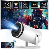 HKM-946451 Portable Mini 4K HD Projector with Bluetooth for Home Theater and Outdoor Use