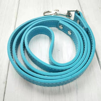 HKM-9465021 Leather Pet Leash and Collar Set - Small and Medium Sizes Available