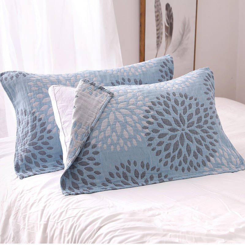 HKM-946771 Twistless Yarn Pillow Cover - Available in Blue Fireworks and Ivory White Designs
