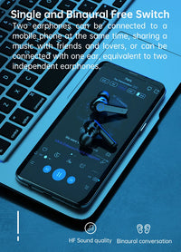 HKM-946771 Wireless M19 Headphones with LED Display and Touch Control for Sports Activities