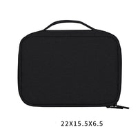 HKM-946835 Multifunctional Wireless Storage Bag for Game Accessories - Versatile Handle Bags in Gray and Black Options