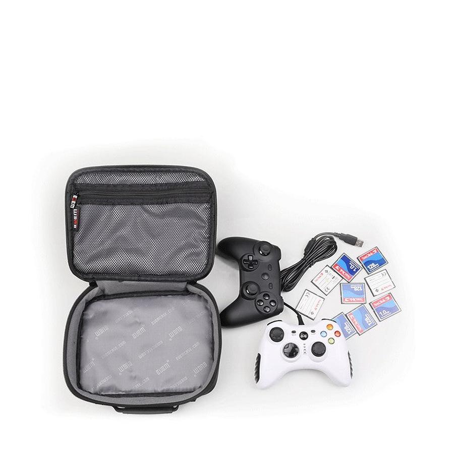 HKM-946835 Multifunctional Wireless Storage Bag for Game Accessories - Versatile Handle Bags in Gray and Black Options