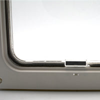 HKM-9468861 Dual-Sided Pet Door with Lockable Entry and Exit for Dogs