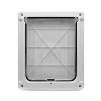 HKM-9468861 Dual-Sided Pet Door with Lockable Entry and Exit for Dogs