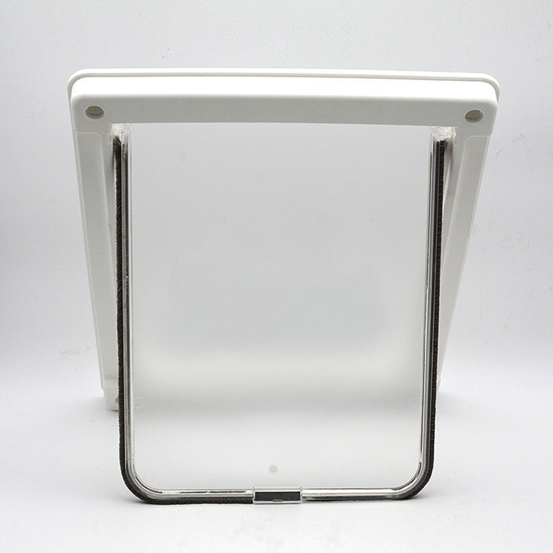 HKM-9468861 Dual-Sided Pet Door with Lockable Entry and Exit for Dogs