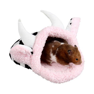 HKM-9469245 Cozy Short Plush Cold Shelter for Small Animals - 25cm x 22cm