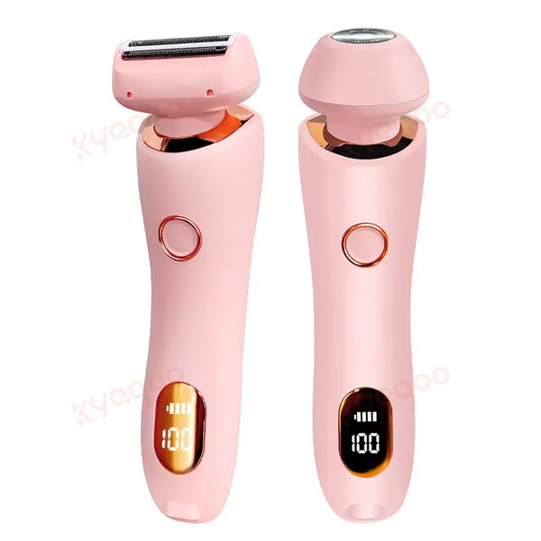 HKM-947091 Cordless Rechargeable Electric Shaver for Women – Painless Hair Removal for Face and Legs