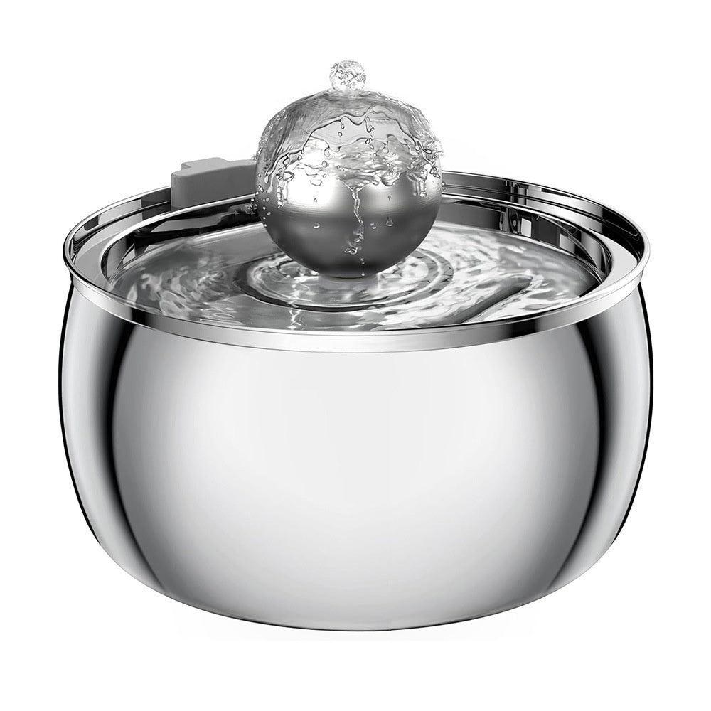 HKM-9471037 4L Stainless Steel Pet Water Dispenser with USB Interface and Various Faucet Options