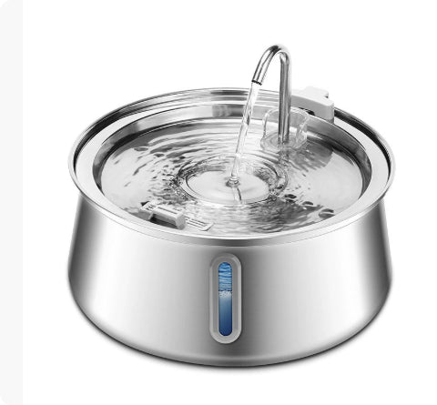 HKM-9471037 4L Stainless Steel Pet Water Dispenser with USB Interface and Various Faucet Options