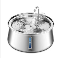 HKM-9471037 4L Stainless Steel Pet Water Dispenser with USB Interface and Various Faucet Options