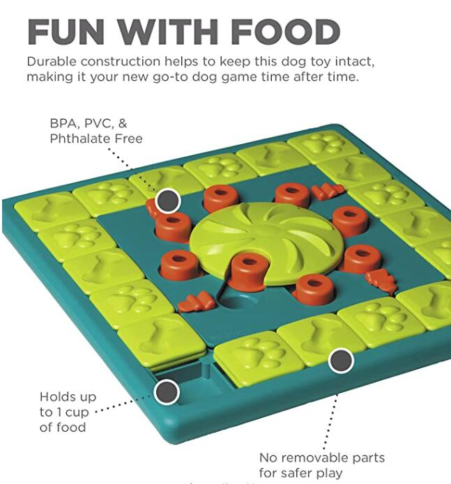 HKM-9471165 Interactive Plastic Dog Training Toy Feeder for Engaging Playtime
