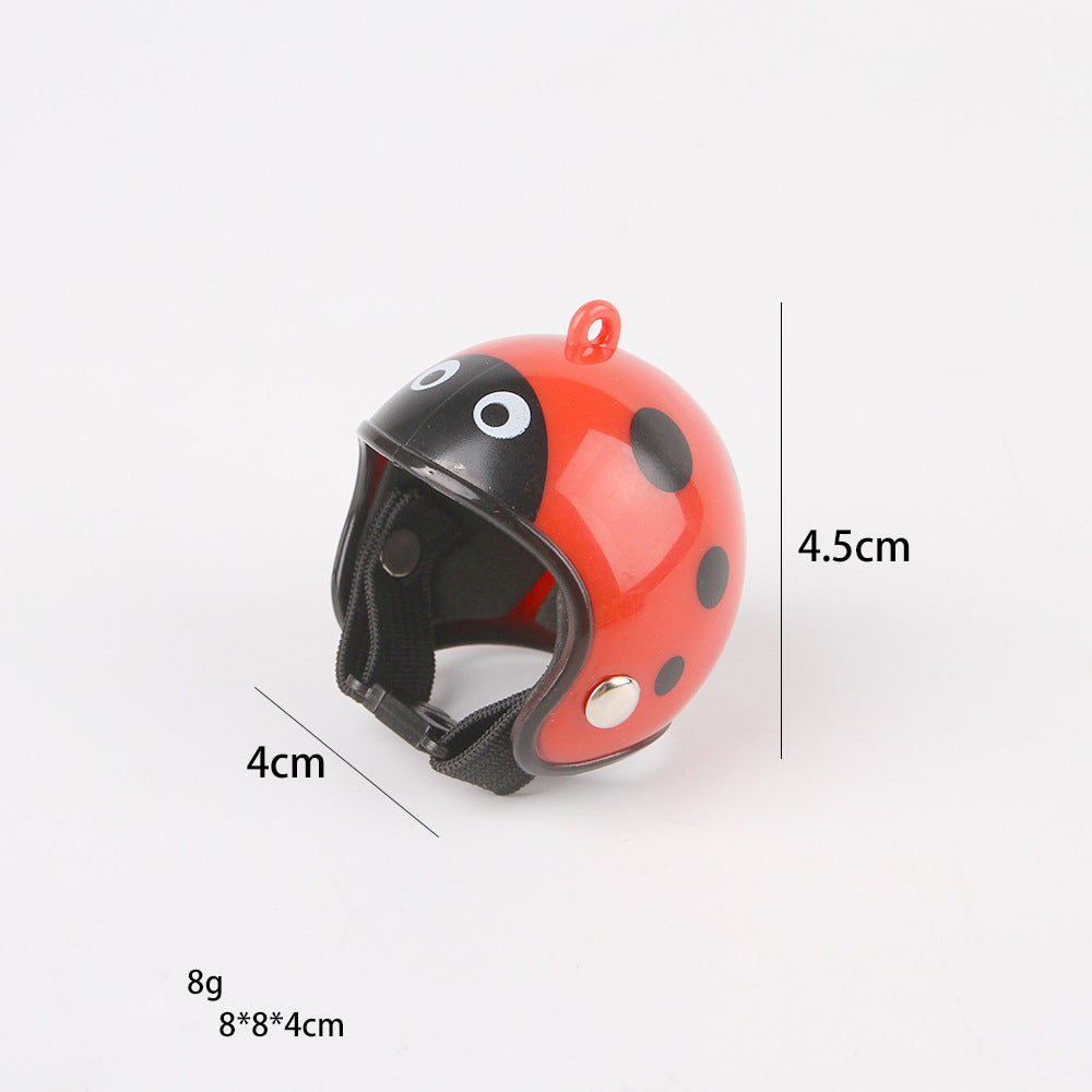 HKM-9472445 Adjustable Chicken Helmet with Sponge Lining - Protective Headwear for Small Pets and Birds