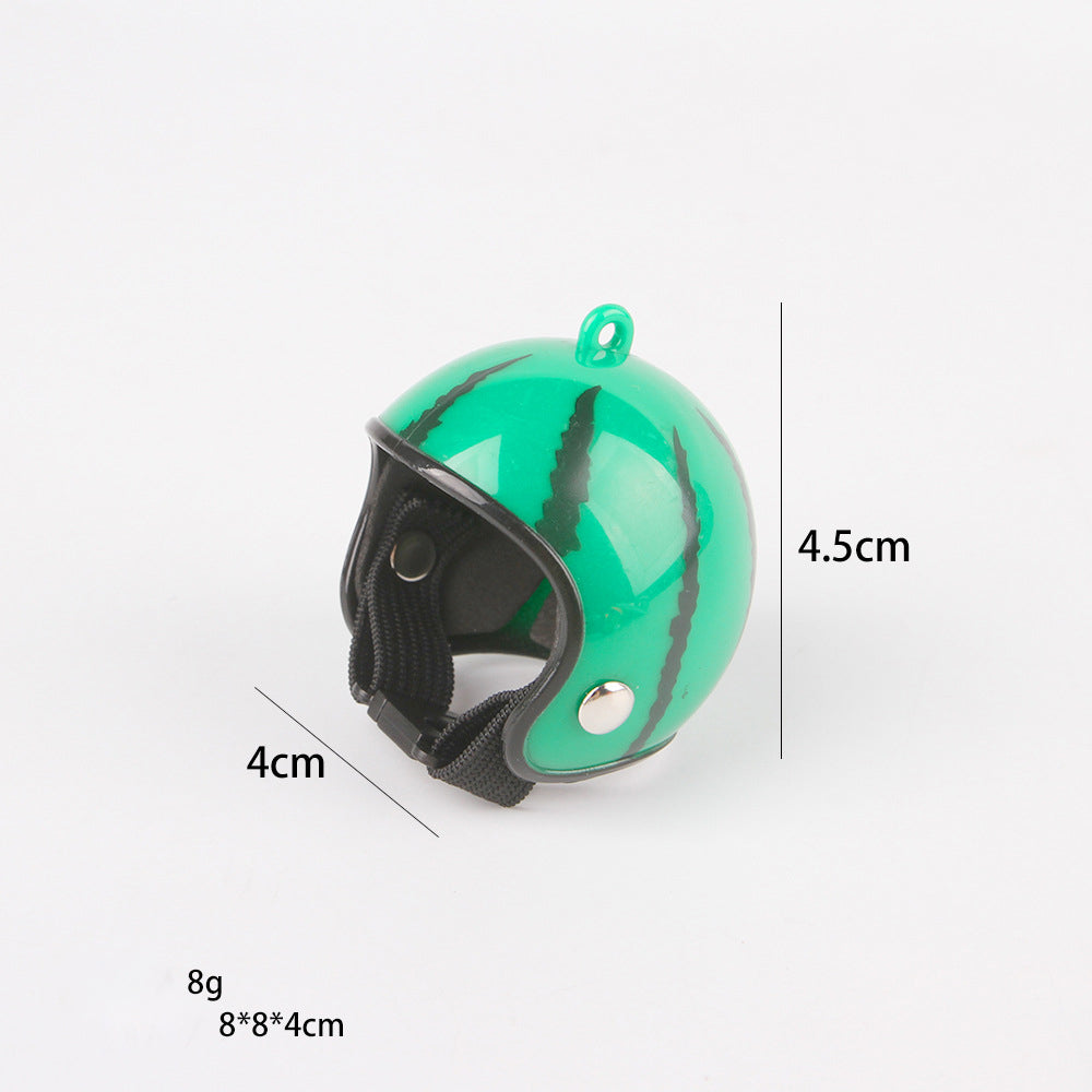 HKM-9472445 Adjustable Chicken Helmet with Sponge Lining - Protective Headwear for Small Pets and Birds