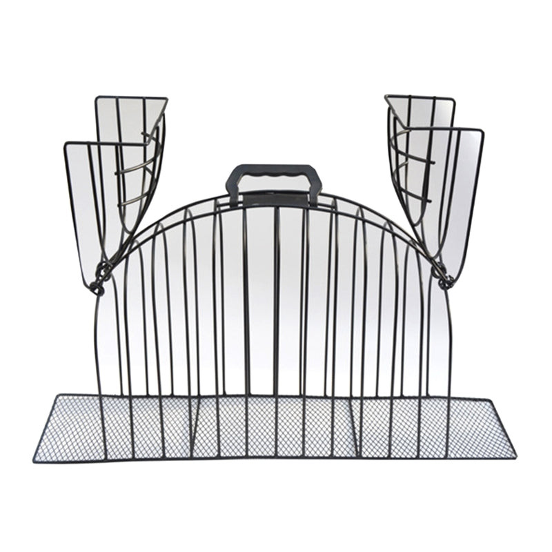HKM-9472829 Stainless Steel Cat Bath and Transport Cage for Pets Under 3 kg - Compact Size 46.5*14*17.5cm