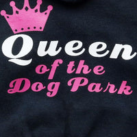 HKM-9473341 Hooded Cotton T-Shirt for Small Dogs - Comfortable Leisure Wear in Black with Rose Red Edging