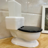 HKM-9474237 Automatic Flowing Cat Water Fountain in White - Plug-Free Design