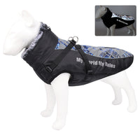 HKM-9475389 Reflective Padded Coat for Pets - Waterproof Cotton in Various Colors and Sizes