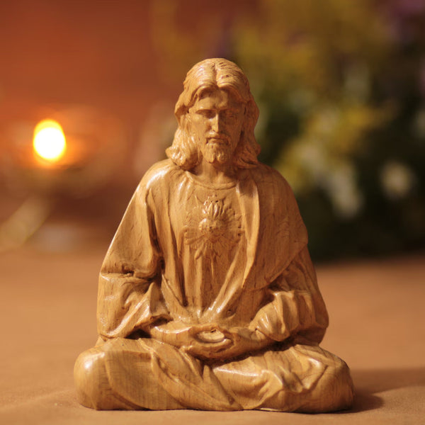 HKM-947539 Jesus Resin Ornaments for Holiday Home Decorations - 10cm & 15cm Sizes