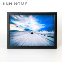 HKM-947795 A4 Size Black MDF Photo Frame for Wall Hanging and Freestanding Display
