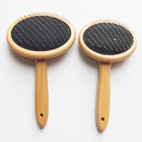 HKM-948051 Stainless Steel Needle Comb - Round Bead Design for Precision Hair Styling