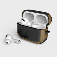 HKM-948115 AirPods Pro Flip Style Protective Sleeve - Camouflage Design, TPU and Plastic Material