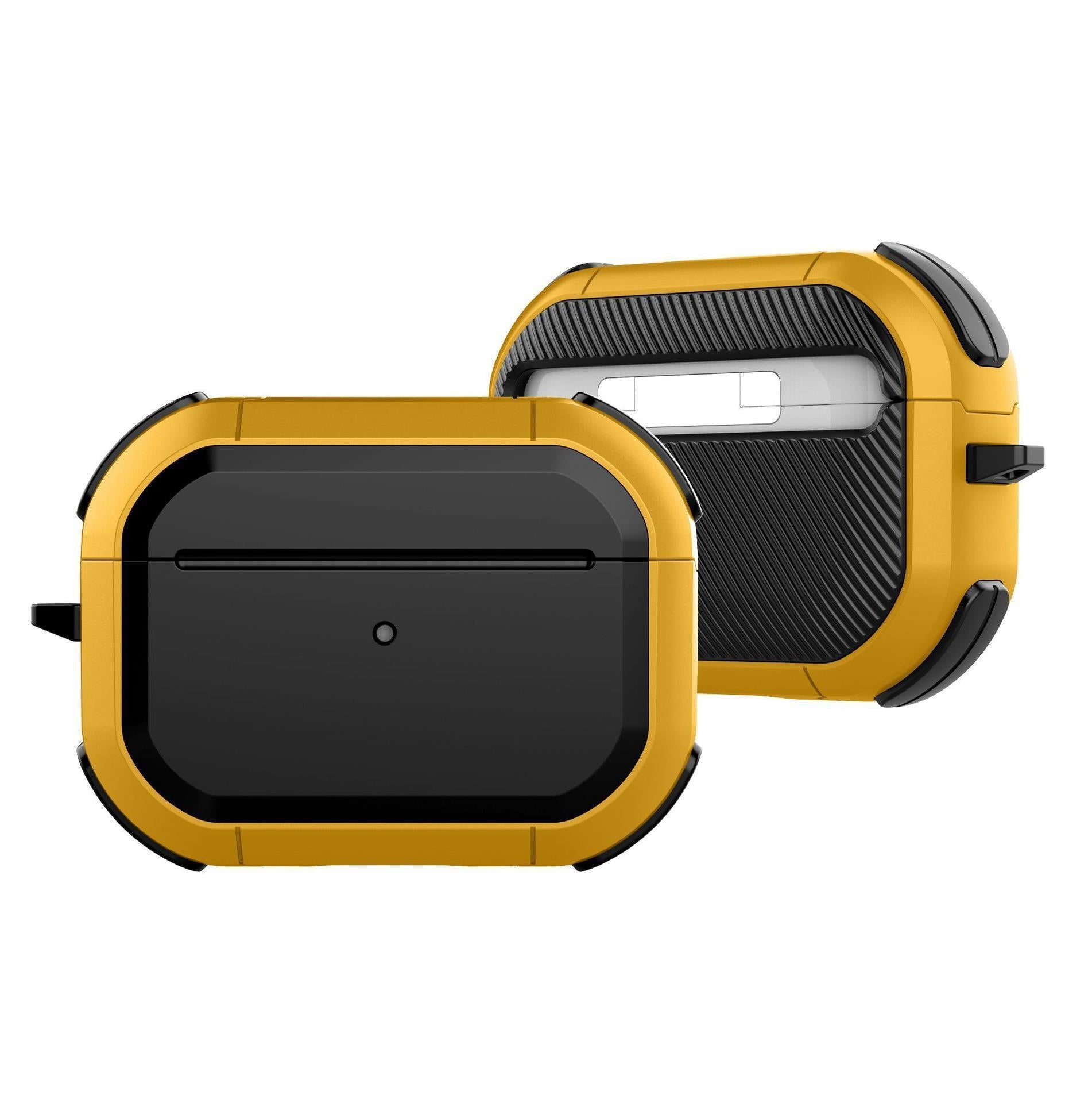 HKM-948115 AirPods Pro Flip Style Protective Sleeve - Camouflage Design, TPU and Plastic Material