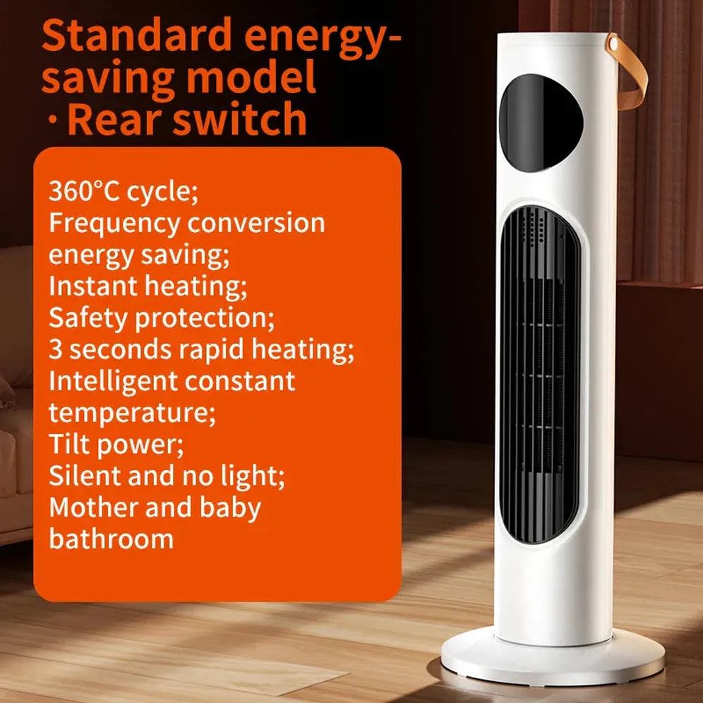 HKM-948115 Graphene Electric PTC Heater with Overheat and Tip-Over Protection for Small Indoor Spaces