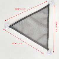 HKM-9481533 Black Mesh Reptile Hammock for Pets - Durable Plastic Design