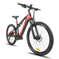 HKM-948243 Electric Mountain Bike 27.5 Inch, 27 Speed E-Bike with Hydraulic Disc Brakes, 48V Lithium Battery, and Rear Hub Motor