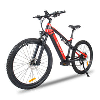 HKM-948243 Electric Mountain Bike 27.5 Inch, 27 Speed E-Bike with Hydraulic Disc Brakes, 48V Lithium Battery, and Rear Hub Motor