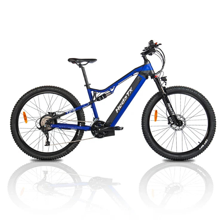 HKM-948243 Electric Mountain Bike 27.5 Inch, 27 Speed E-Bike with Hydraulic Disc Brakes, 48V Lithium Battery, and Rear Hub Motor