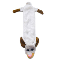 HKM-9487293 Pet Sounding Toy - Bite-resistant Plush Chomping Animal Styles in Gray Wolf, Rabbit, Raccoon, and Black Squirrel