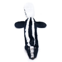 HKM-9487293 Pet Sounding Toy - Bite-resistant Plush Chomping Animal Styles in Gray Wolf, Rabbit, Raccoon, and Black Squirrel