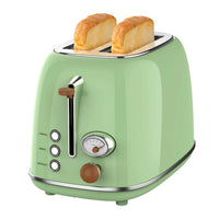 HKM-948819 2-Slice Retro Design Toaster for Kitchen and Home Use