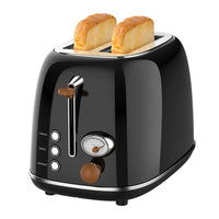 HKM-948819 2-Slice Retro Design Toaster for Kitchen and Home Use