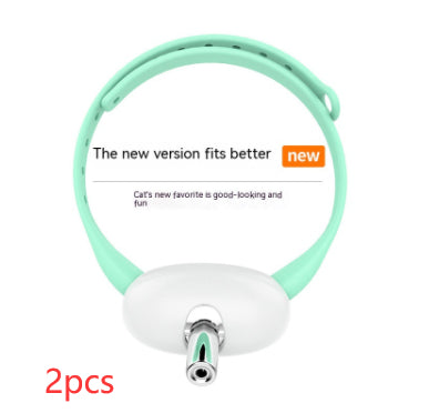 HKM-9488445 Automatic Laser Cat Teaser Collar - Rechargeable & Durable Pet Toy for Playtime Fun