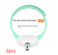 HKM-9488445 Automatic Laser Cat Teaser Collar - Rechargeable & Durable Pet Toy for Playtime Fun