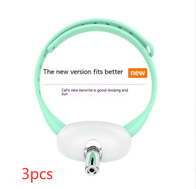 HKM-9488445 Automatic Laser Cat Teaser Collar - Rechargeable & Durable Pet Toy for Playtime Fun