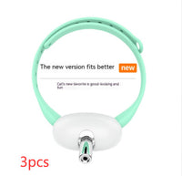 HKM-9488445 Automatic Laser Cat Teaser Collar - Rechargeable & Durable Pet Toy for Playtime Fun