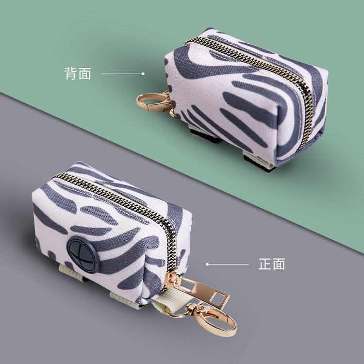 HKM-9488701 Dog Waste Disposal Bags with Zipper Closure, Compact & Portable, Various Colors Available
