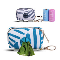 HKM-9488701 Dog Waste Disposal Bags with Zipper Closure, Compact & Portable, Various Colors Available