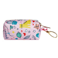 HKM-9488701 Dog Waste Disposal Bags with Zipper Closure, Compact & Portable, Various Colors Available