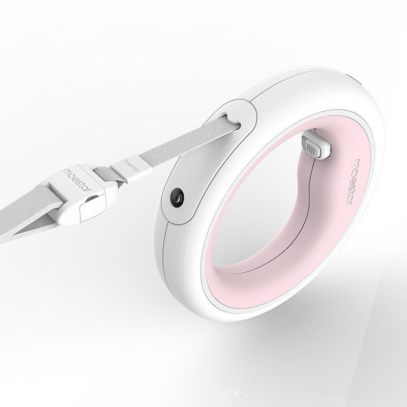 HKM-9491517 Retractable Dog Leash with LED Light, Wearable Design & Enhanced Grip, 3M Length