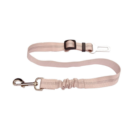 HKM-9492029 Adjustable Reflective Dog Car Seat Belt - Soft, Durable, Universal Fit