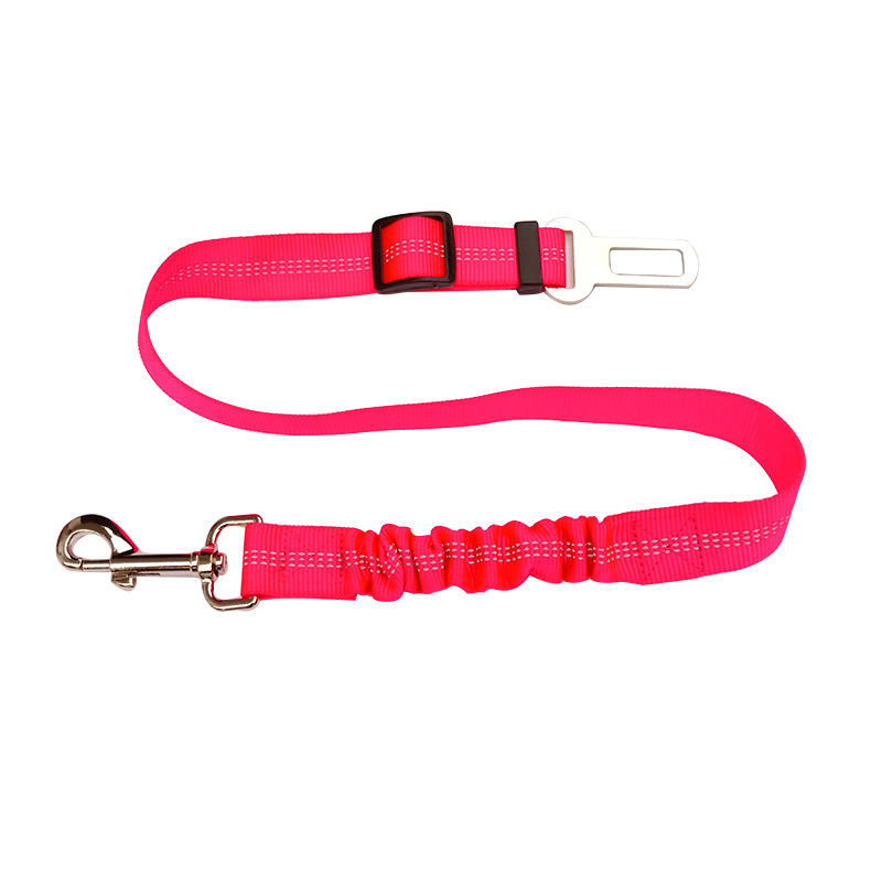 HKM-9492029 Adjustable Reflective Dog Car Seat Belt - Soft, Durable, Universal Fit