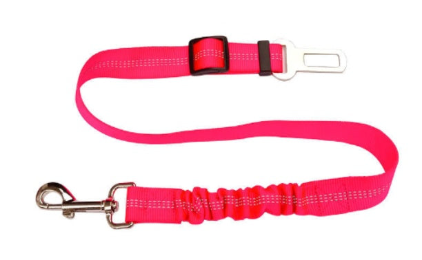 HKM-9492029 Adjustable Reflective Dog Car Seat Belt - Soft, Durable, Universal Fit