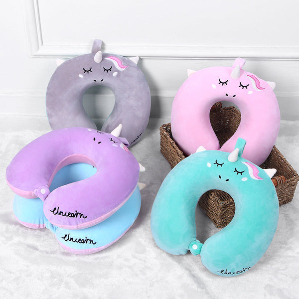 HKM-949203 U-Shaped Slow Rebound Memory Foam Neck Pillow for Comfortable Car Travel and Naps
