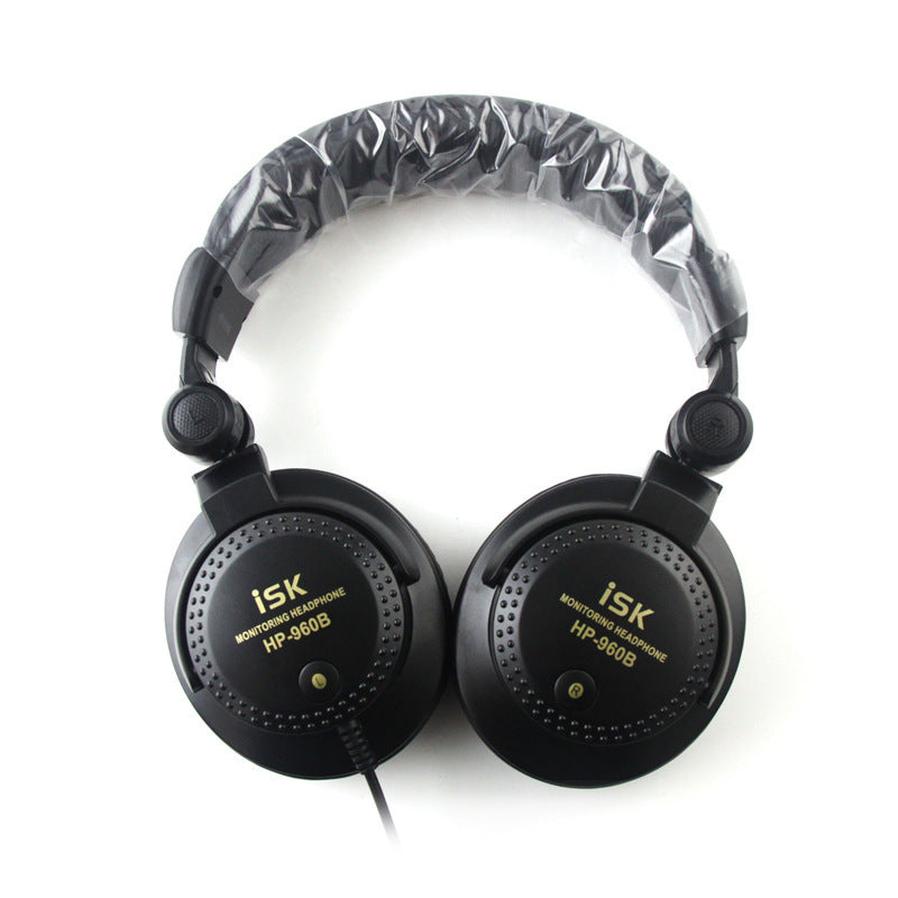 HKM-949395 Professional Fully Enclosed Recording Monitor Headphones with 3m Cable - Black, 200mW Maximum Power